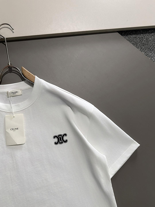 セリーヌスーパーコピー 新しい綿の半袖Tシャツ