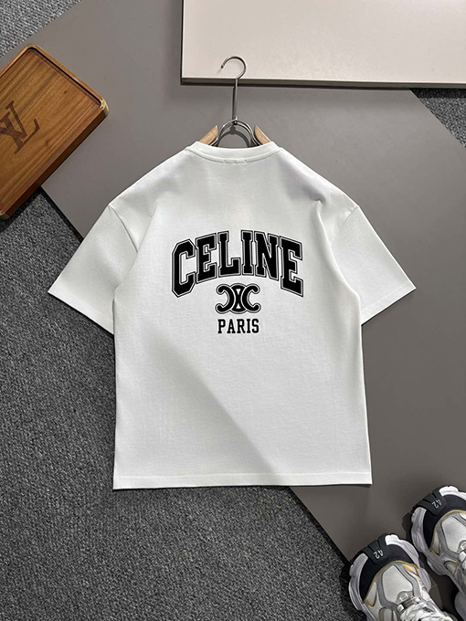 セリーヌスーパーコピー 新しい綿の半袖Tシャツ