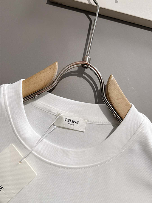 セリーヌスーパーコピー 新しい綿の半袖Tシャツ