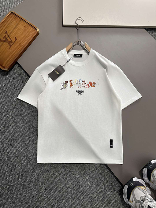 フェンディ 新しい年限定モンスターシリーズ半袖Tシャツ