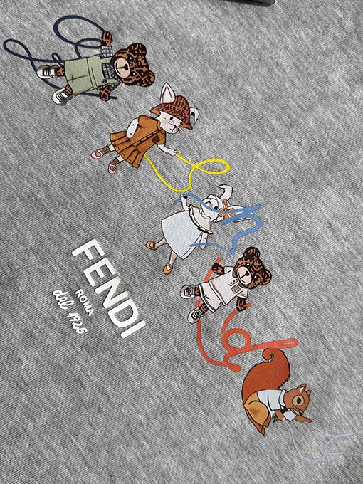 フェンディ 新しい年限定モンスターシリーズ半袖Tシャツ