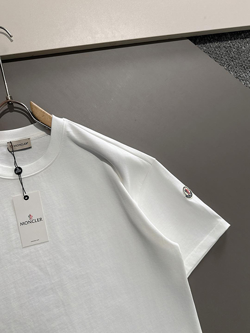 モンクレール 新しい章仔プリント半袖Tシャツ