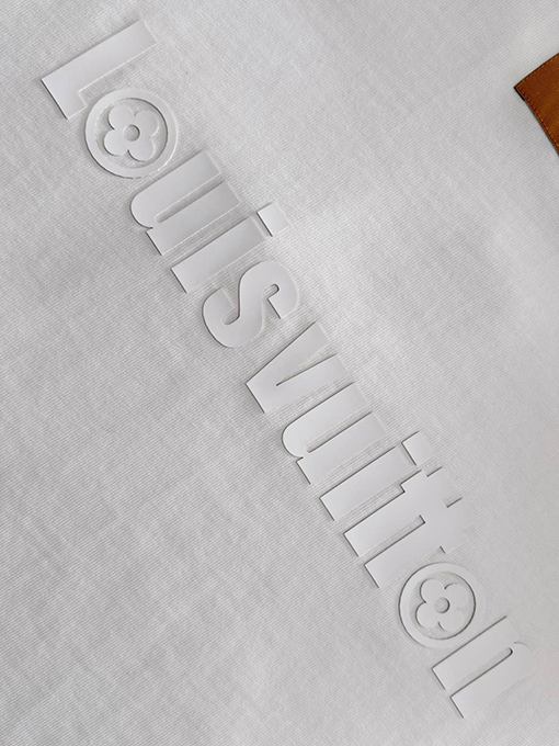 ルイヴィトン 新しい前後のプレス技術半袖Tシャツ