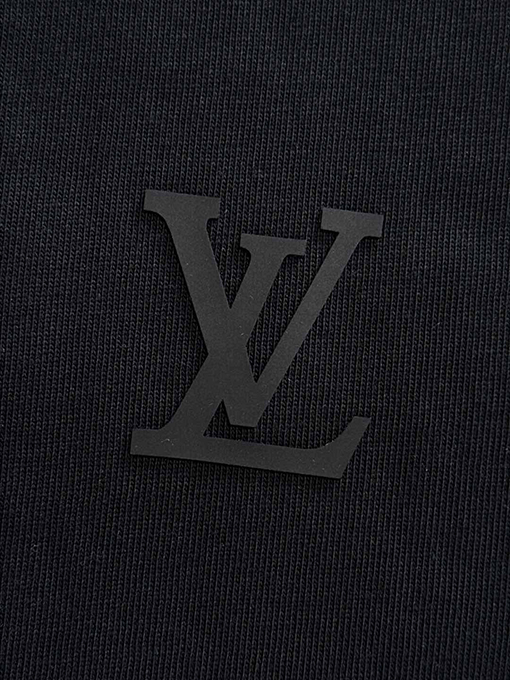 ルイヴィトン 新しい前後のプレス技術半袖Tシャツ