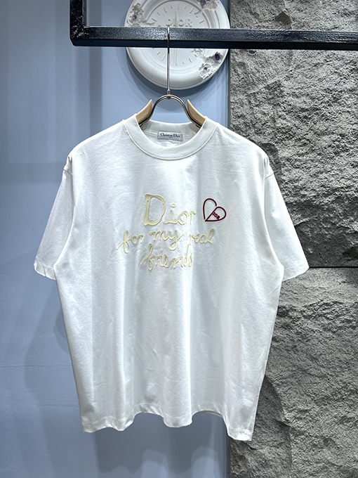 ディオール 新しい愛のサイン半袖Tシャツ