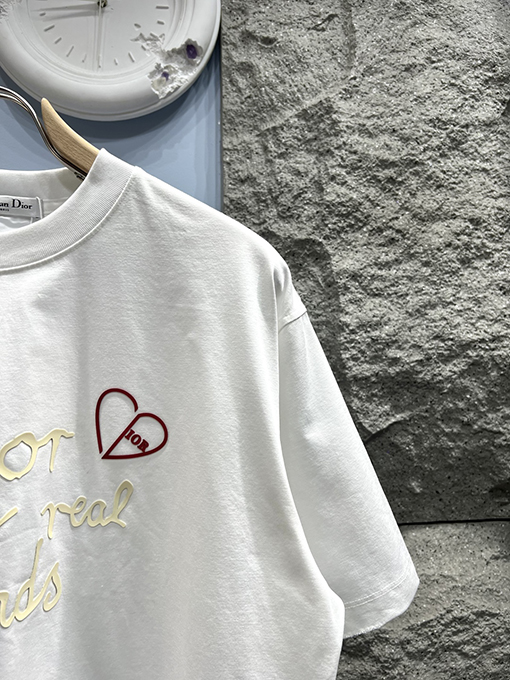 ディオール 新しい愛のサイン半袖Tシャツ