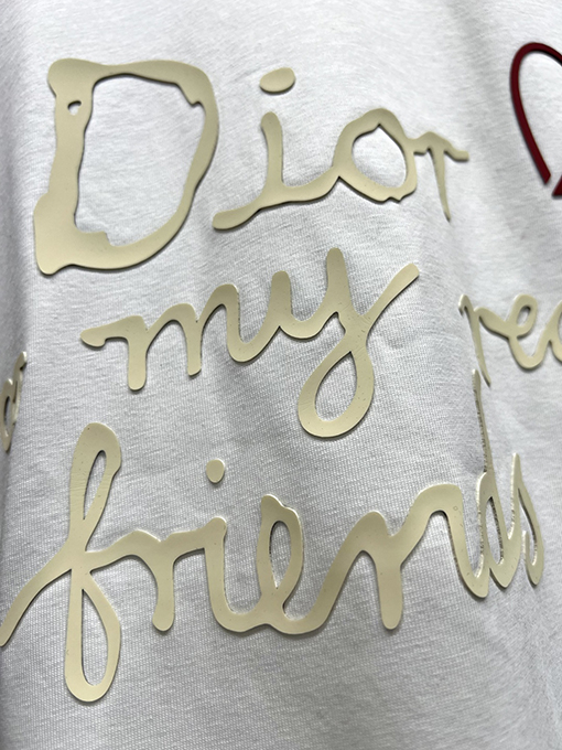 ディオール 新しい愛のサイン半袖Tシャツ