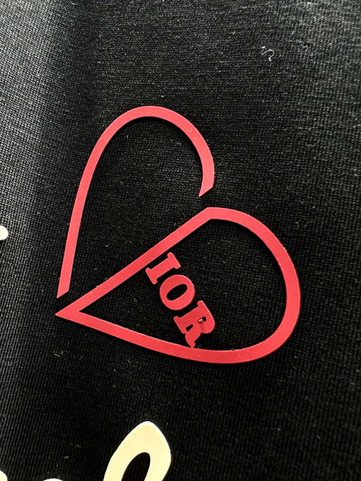 ディオール 新しい愛のサイン半袖Tシャツ