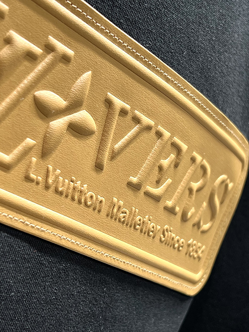 ルイヴィトン 新しいレザーサイン半袖Tシャツ