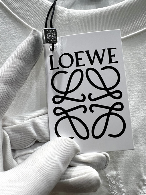 ロエベスーパーコピー 新しい刺繍半袖Tシャツ