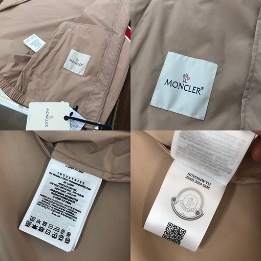 モンクレールナイロントレンチコートジャケット