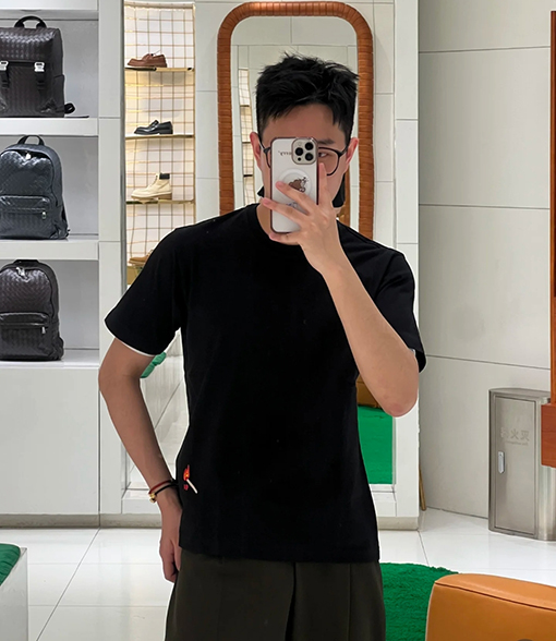 ボッテガヴェネタスーパーコピーマッチ刺繍半袖Tシャツ