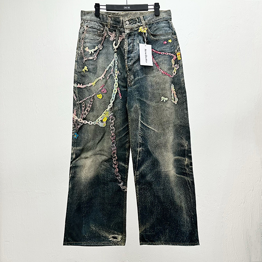 アクネストゥディオズ Acne Stud1os チェーンストレートジーンズ