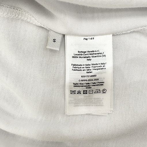 ボッテガヴェネタ ウサギのプリント半袖Tシャツ