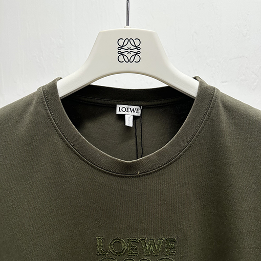 ロエベスーパーコピー刺繍半袖Tシャツ