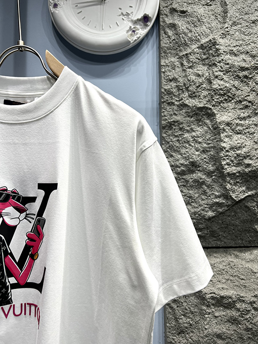 ルイヴィトン新しい漫画シリーズの半袖Tシャツ