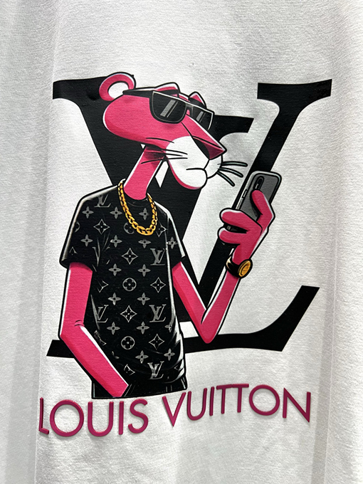 ルイヴィトン新しい漫画シリーズの半袖Tシャツ