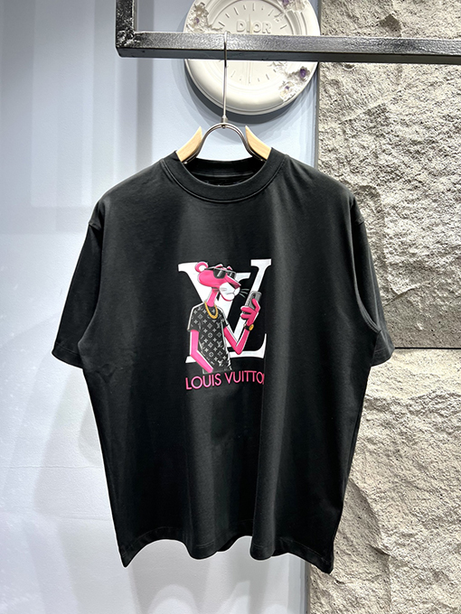ルイヴィトン新しい漫画シリーズの半袖Tシャツ
