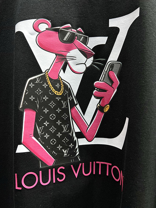 ルイヴィトン新しい漫画シリーズの半袖Tシャツ