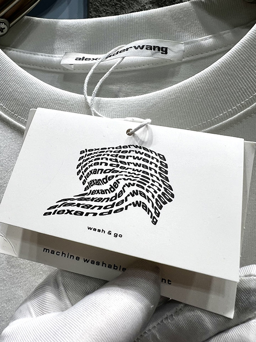アレキサンダーワンスーパーコピー新しいシンプルなロゴプリントTシャツ