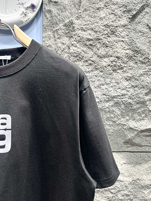 アレキサンダーワンスーパーコピー新しいシンプルなロゴプリントTシャツ