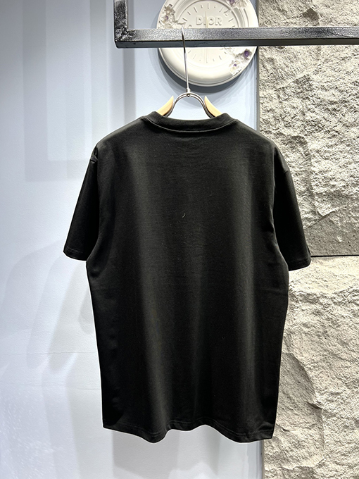 バレンシアガ 新しいスタッキングアルファベット半袖Tシャツ