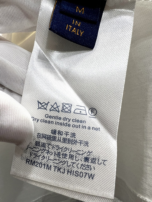 ルイヴィトン新しい刺繍ロゴ半袖Tシャツ