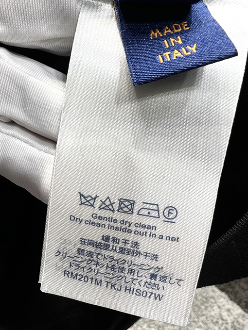 ルイヴィトン新しい刺繍ロゴ半袖Tシャツ