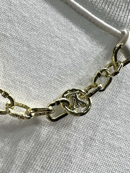 ルイヴィトン新しいチェーンプリント半袖Tシャツ