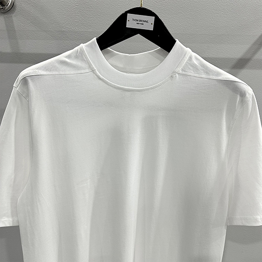 リックオウエンススーパーコピー スリムフィットのラウンドネック半袖Tシャツ