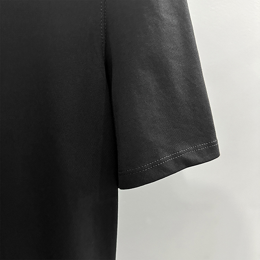 リックオウエンススーパーコピー スリムフィットのラウンドネック半袖Tシャツ