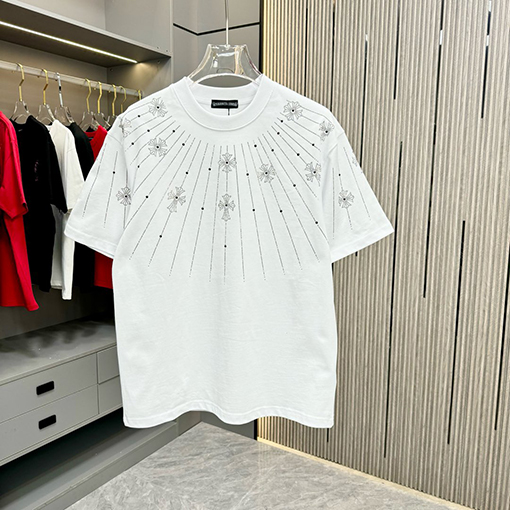 クロムハーツスーパーコピー新しいラウンドネックTシャツ