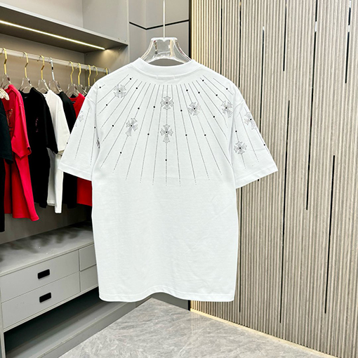 クロムハーツスーパーコピー新しいラウンドネックTシャツ