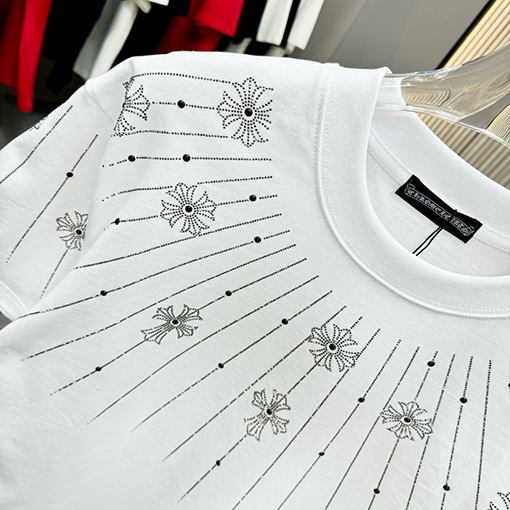 クロムハーツスーパーコピー新しいラウンドネックTシャツ