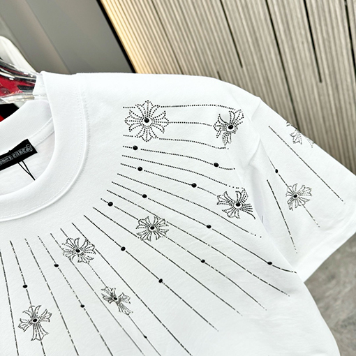 クロムハーツスーパーコピー新しいラウンドネックTシャツ