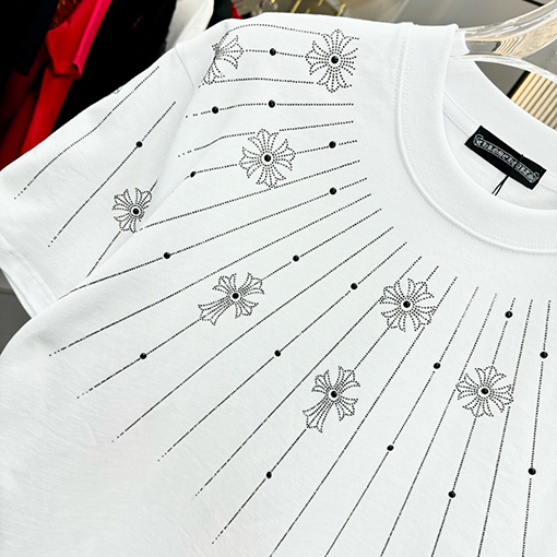 クロムハーツスーパーコピー新しいラウンドネックTシャツ
