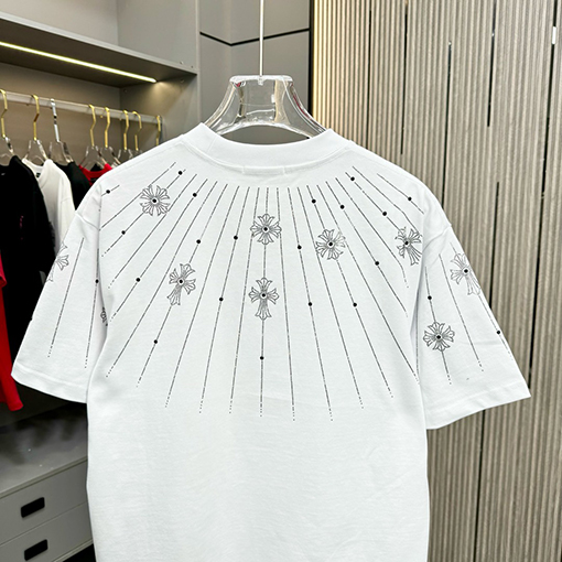 クロムハーツスーパーコピー新しいラウンドネックTシャツ