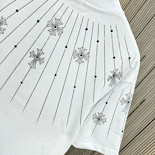 クロムハーツスーパーコピー新しいラウンドネックTシャツ