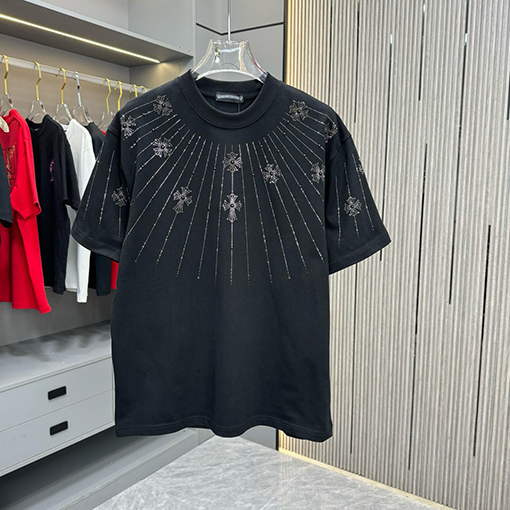 クロムハーツスーパーコピー新しいラウンドネックTシャツ