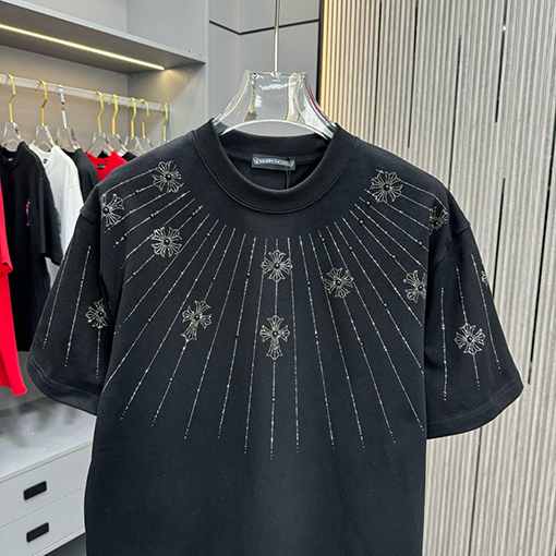 クロムハーツスーパーコピー新しいラウンドネックTシャツ