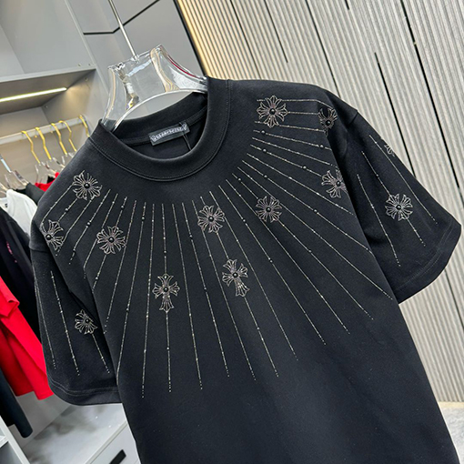 クロムハーツスーパーコピー新しいラウンドネックTシャツ