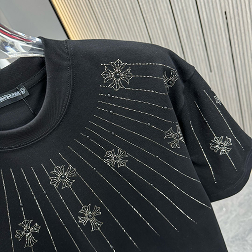クロムハーツスーパーコピー新しいラウンドネックTシャツ