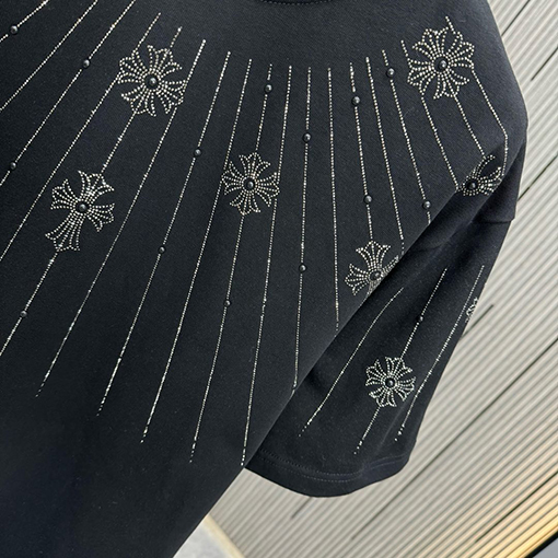 クロムハーツスーパーコピー新しいラウンドネックTシャツ