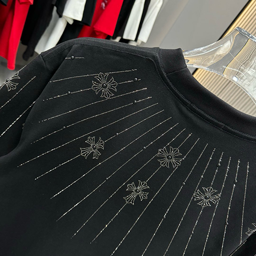 クロムハーツスーパーコピー新しいラウンドネックTシャツ
