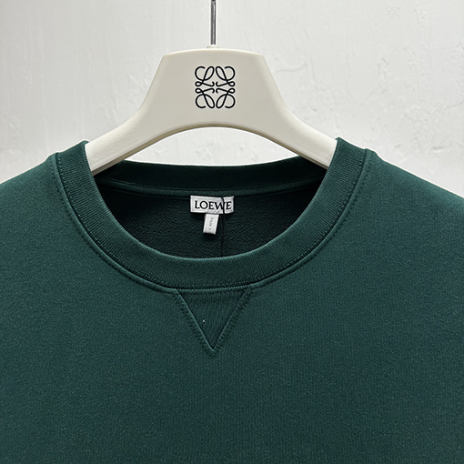 ロエベアップリケ刺繍コットンパーカー