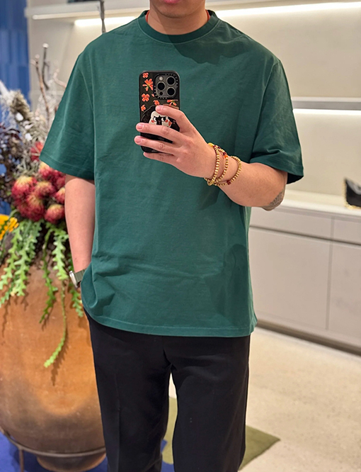 ロエベファッション刺繍半袖Tシャツ