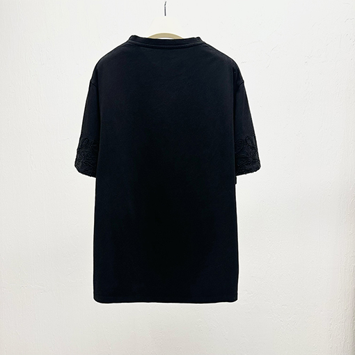 ロエベファッション刺繍半袖Tシャツ