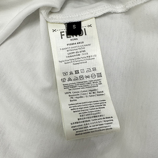 フェンディコピーカプセルプリント半袖Tシャツ
