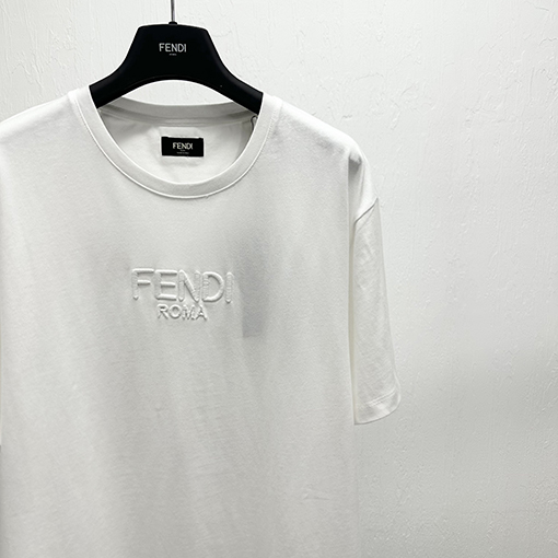 フェンディ刺繍半袖Tシャツ