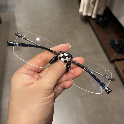クロムハーツフレームレスパンチ狭額縁ミラー